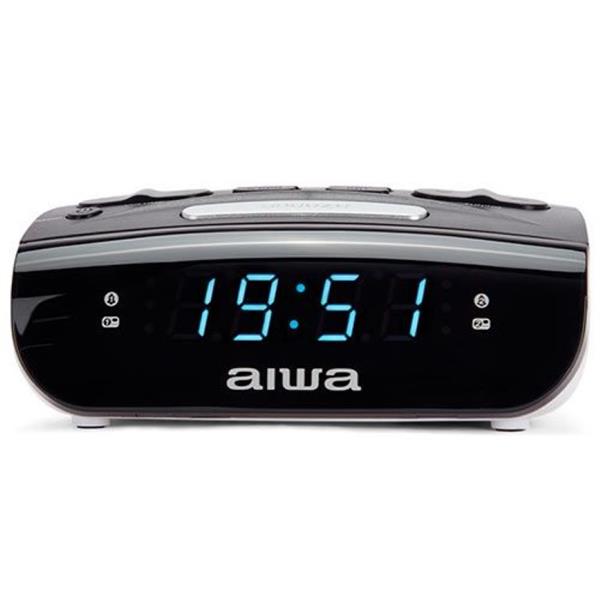 AIWA DUAL ALARM CLOCK WITH AM-FM PLL RADIO