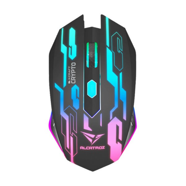 ALCATROZ 4-BUTTON GAMING RGB MOUSE CPI 2400 X-CRAFT CRYPTO