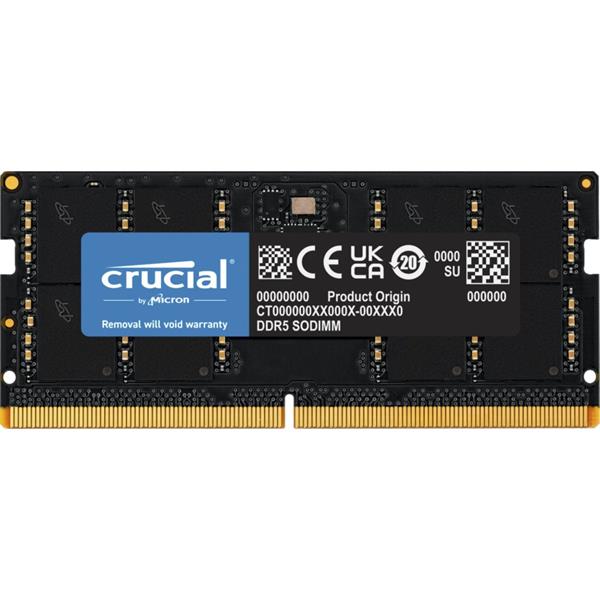 CRUCIAL 32GB DDR5-4800 SODIMM CL40 (16GBIT)