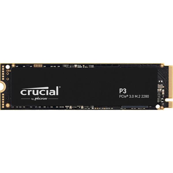 CRUCIAL P3 500GB NVME M.2 2280SS SSD