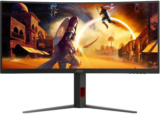AOC CU34G4 Ultrawide VA HDR Curved Monitor 34" QHD 3440x1440 180Hz  1ms GTG