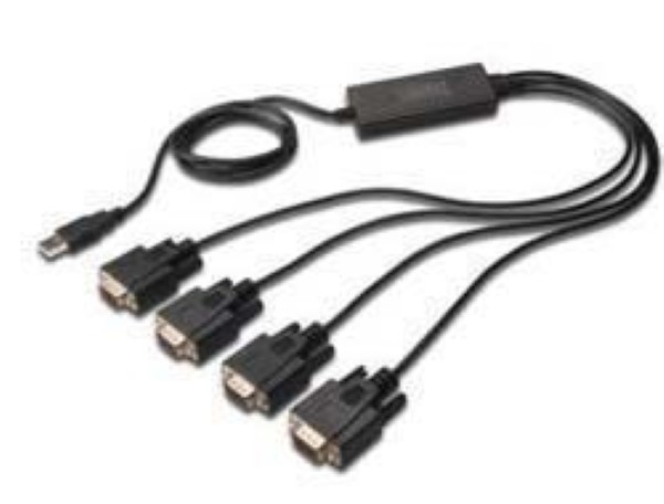 DIGITUS USB 2.0 TO 4 SERIAL ADAPTER ΜΕ ΚΑΛ.1.5Μ