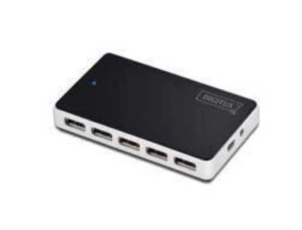 DIGITUS HUB 10 PORT USB 2.0  ΜΕ ΤΡΟΦΟΔΟΤΙΚΟ