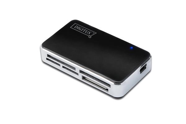 DIGITUS ALL-IN-1 CARD READER USB2T-FLASH+USB A/M MINI 5PKABEL