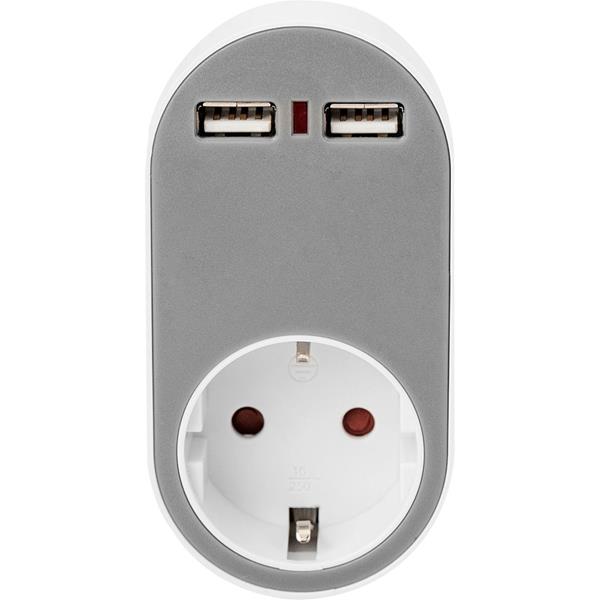 DIGITUS UNIVERSAL SOCKET ADAPTER 2 X USB-A