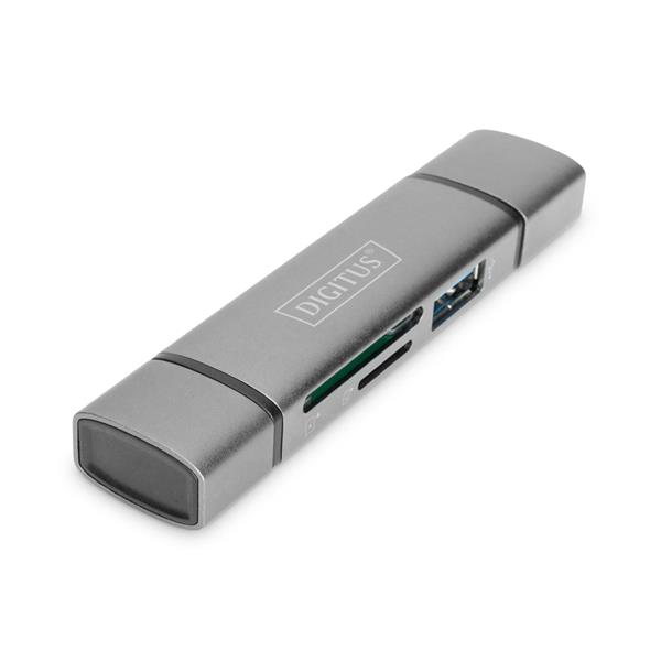 DIGITUS COMBO CARD READER HUB USB-C  / USB 3.0