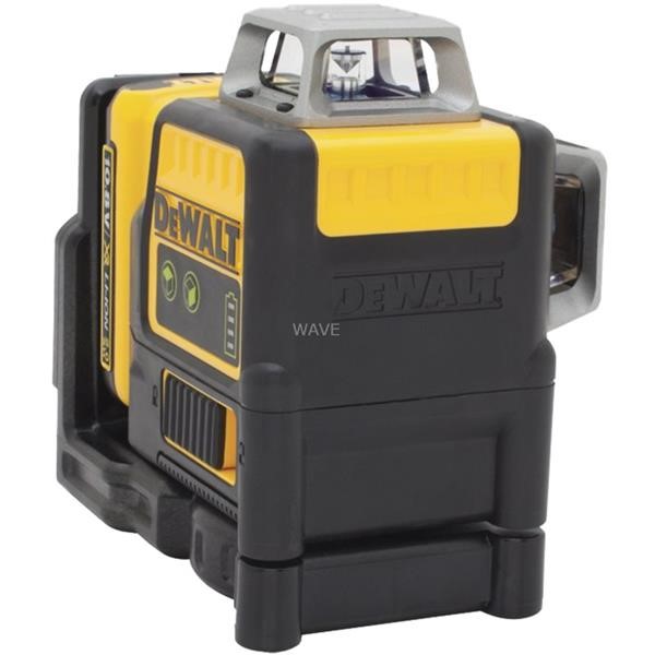 DEWALT LINE LASER 2X360 ° DCE0811D1G QW, 10.8 VOLTS, CROSS LINE LASER BLACK - YELLOW, WITH GREEN LASER LINES