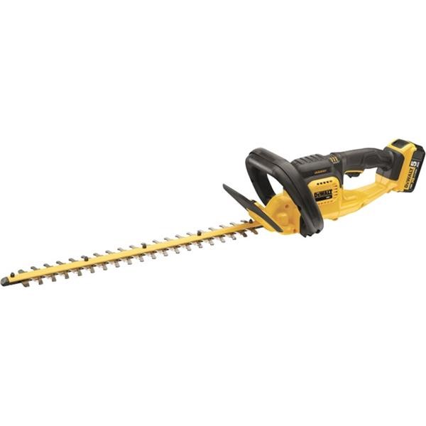 DEWALT CORDLESS HEDGE TRIMMER DCM563PB, 18 VOLTS BLACK - YELLOW, WITHOUT BATTERY AND CHARGER