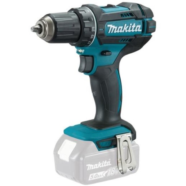 MAKITA CORDLESS DRILL DDF482Z, 18 VOLT BLUE - BLACK, WITHOUT BATTERY AND CHARGER