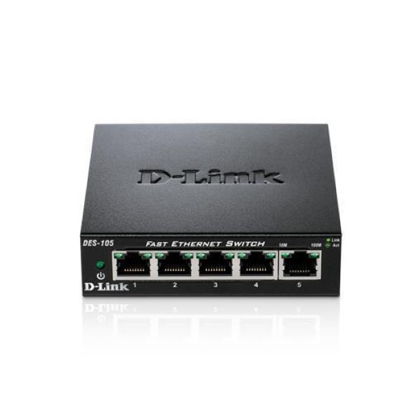 D-LINK DES-105 5-PORT 10/100MBPS FAST ETHERNET