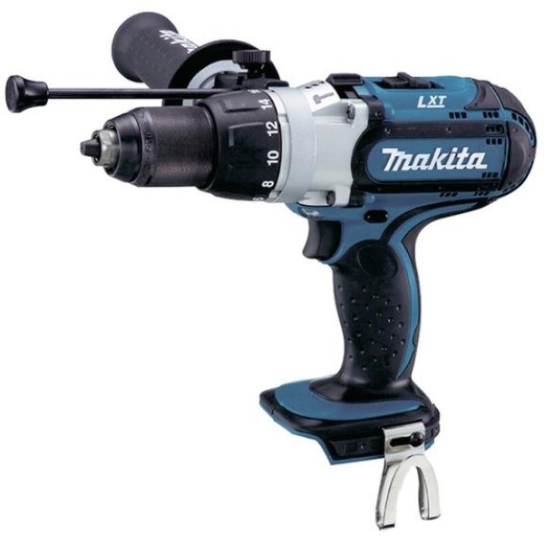 MAKITA CORDLESS HAMMER DHP451Z, 18 VOLT BLUE - BLACK, WITHOUT BATTERY AND CHARGER