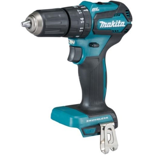 MAKITA CORDLESS HAMMER DHP483Z, 18 VOLT BLUE - BLACK, WITHOUT BATTERY AND CHARGER