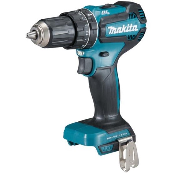 MAKITA CORDLESS HAMMER DHP485Z, 18 VOLT BLUE - BLACK, WITHOUT BATTERY AND CHARGER