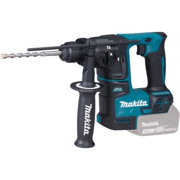MAKITA CORDLESS HAMMER DRILL DHR171Z, 18 VOLT BLUE - BLACK, WITHOUT BATTERY AND CHARGER