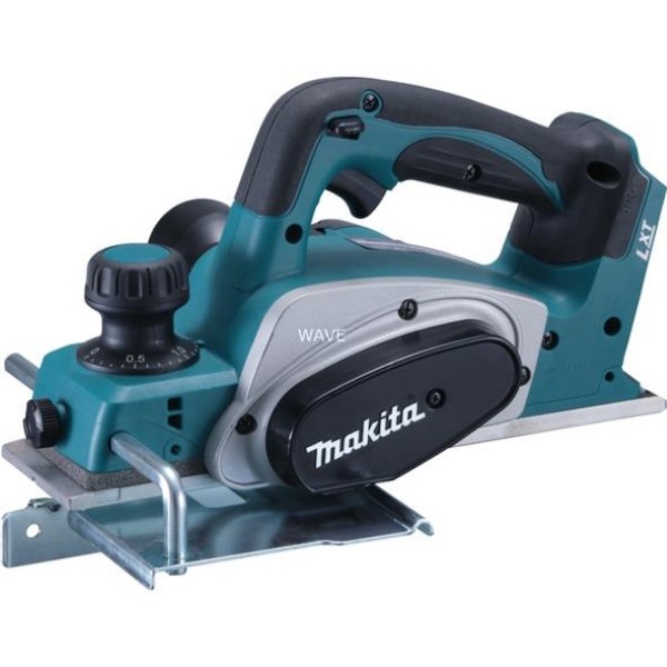 MAKITA CORDLESS PLANER DKP180Z 82MM, 18 VOLT BLUE - BLACK, WITHOUT BATTERY AND CHARGER