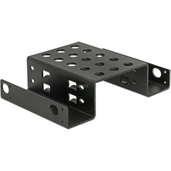 DELOCK MOUNTING FRAME 2 X 2.5 "TO 5.25" BLACK