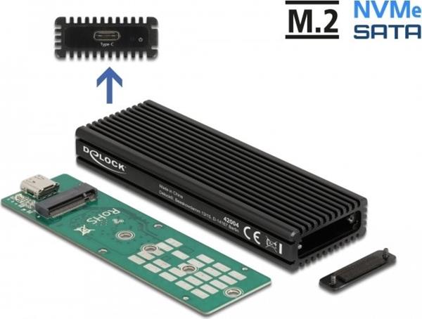 DELOCK EXT.CASE. USB-C COMBO M.2 PCIE/SATA 42004