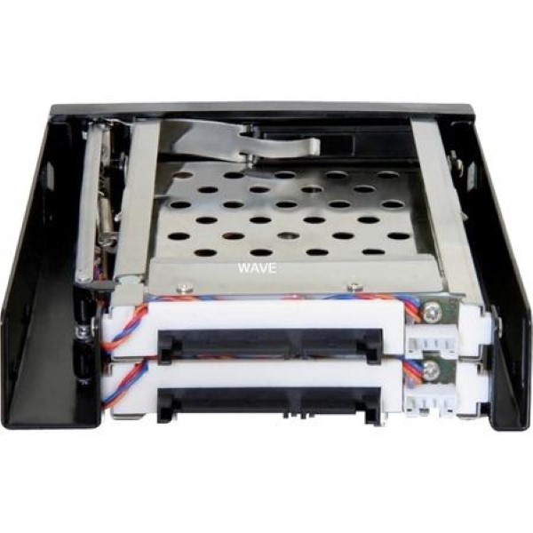 DELOCK 3.5 "MOBILE RACK FOR 2X 2.5" SATA HDD BLACK, RETAIL