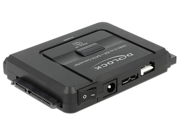 DELOCK CONVERTER USB3.0>SATA/IDE/IDE 44P SATA 6 GB/S / IDE 40 PIN / IDE 44 PIN