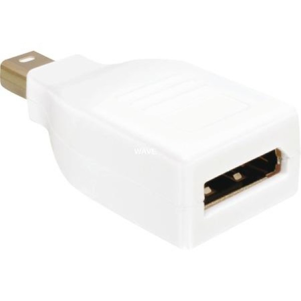 DELOCK ADAPTER MINI DISPLAYPORT TO DISPLAYPORT WHITE, LITE RETAIL