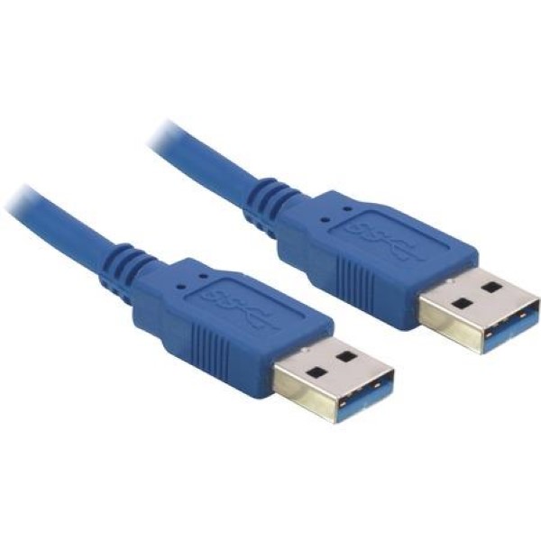 DELOCK CABLE USB 3.0 CONNECTOR A - CONNECTOR A BLUE, 1 METER
