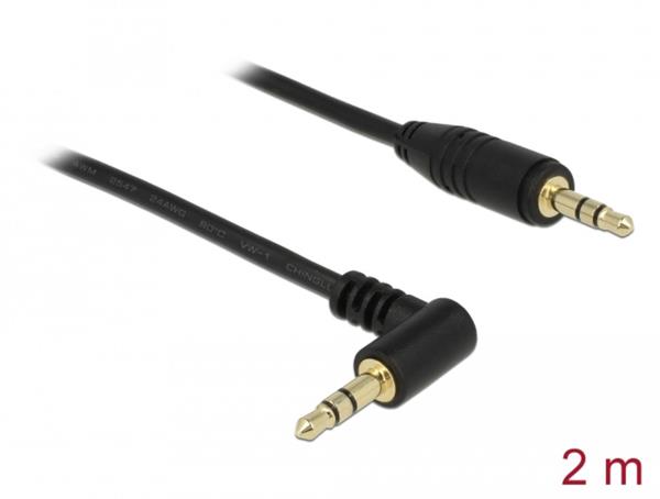 DELOCK  3,5MM ST/ST BK 2,0M
