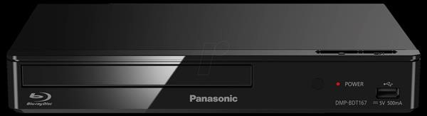 Panasonic DMP-BDT167EG, Blu-ray player black