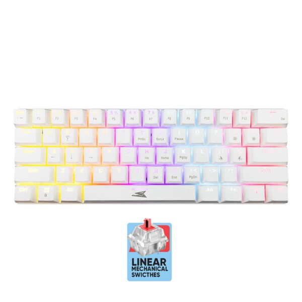 BARACUDA MECH KEYBOARD BGK-03211 DOLPHIN US RED SWITCH WHITE