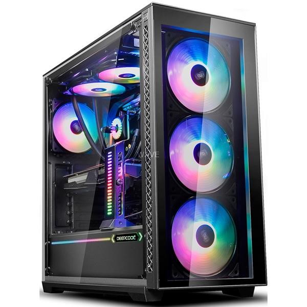 DEEP COOL MATREXX 70 3F, HOUSING  BLACK, WINDOW KIT