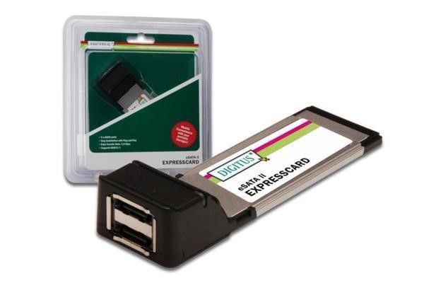 DIGITUS EXPRESSCARD CONTR.  ESATA II 2PORT