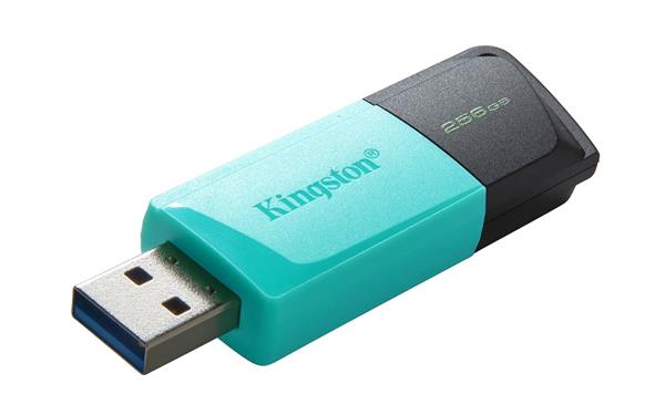 KINGSTON USB Stick DataTraveler Exodia M DTXM/256GB, USB 3.2, Cyan