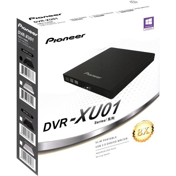 PIONEER EXTERNAL SLIM DVD-RW USB 2.0 DVR-XU01T