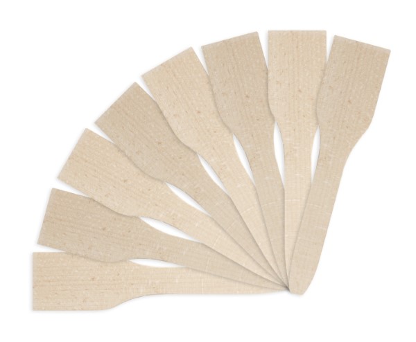 BESTRON WOODEN SPATULAS 8 PCS DWS8 FΟR RACLETTE GRILL AGR102