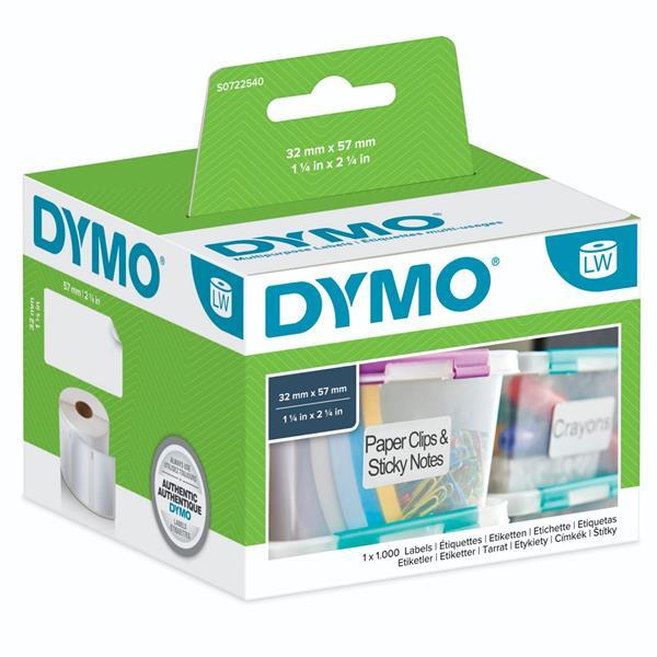 DYMO REMOVABLE MULTI PURPOSE 57MM X 32MM 1 X 1000 PCS   11354
