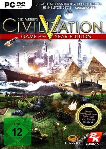 PCCD SID MEIER'S CIVILIZATION V - GAME OF THE YEAR  EU