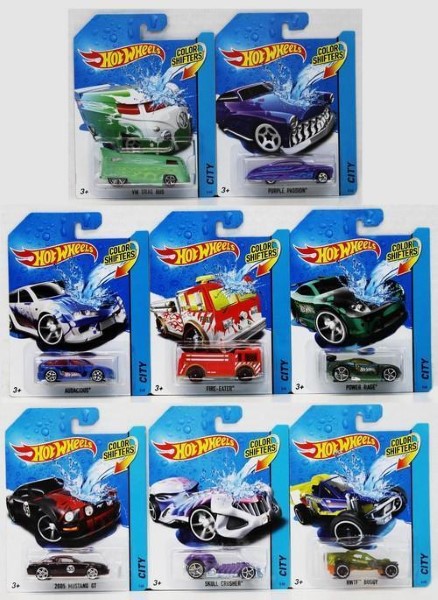 HOT WHEELS - CITY COLOR SHIFTERS  RANDOM   BHR15