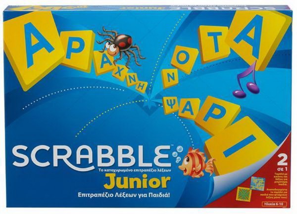 MATTEL SCRABBLE JUNIOR  IN GREEK  Y9672