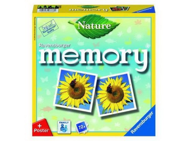 RAVENSBURGER CARD GAME MEMORY NATURE  26633