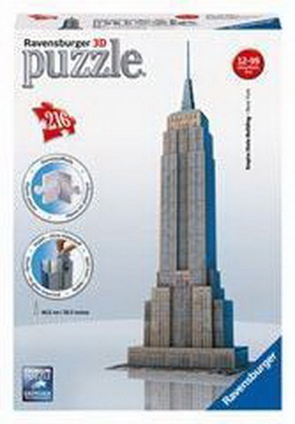 RAVENSBURGER PUZZLE 3D EMPIRE STATE BUILDING - NEW YORK (216PCS) (12553)