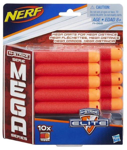 HASBRO NERF N-STRIKE ELITE MEGA 10PACK REFILL  A4368