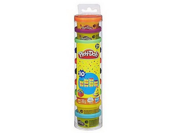 HASBRO PLAY-DOH PARTY PACK MINI TUBES  10PCS   22037