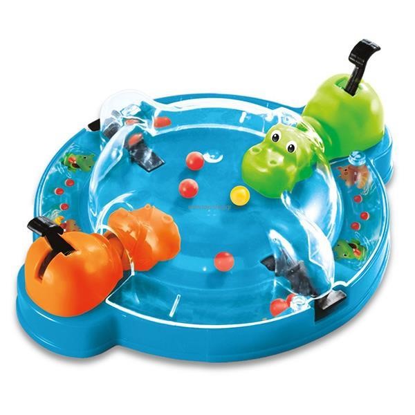 HASBRO HUNGRY HIPPOS GRAB & GO - BOARD GAME IN GREEK  B1001