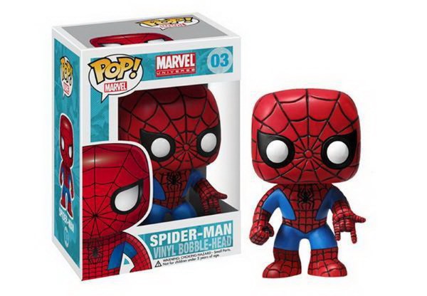 POP! MARVEL UNIVERSE SPIDER-MAN No03 VINYL BOBBLE-HEAD FIGURE