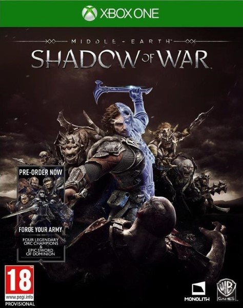 XBOX1 MIDDLE - EARTH: SHADOW OF WAR (INCLUDES FORGE YOUR ARMY) (EU)