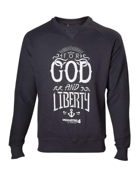 UNCHARTED 4 - FOR GOD AND LIBERTY SWEATER - SIZE XL  SW302030UNC-XL