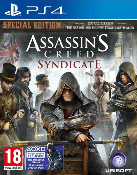 PS4 ASSASSIN'S CREED SYNDICATE PS4 EXCLUSIVE THE DREADFUL CRIMES 10 MISSIONS  EU