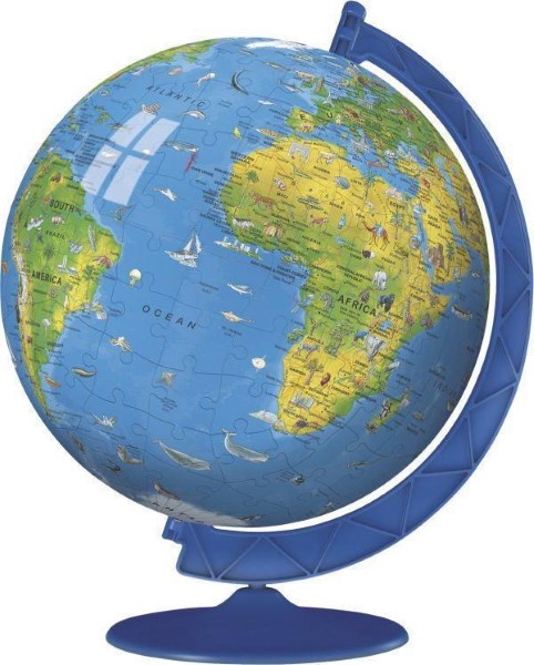 RAVENSBURGER 3D CHILDREN'S GLOBE 180PCS  12342