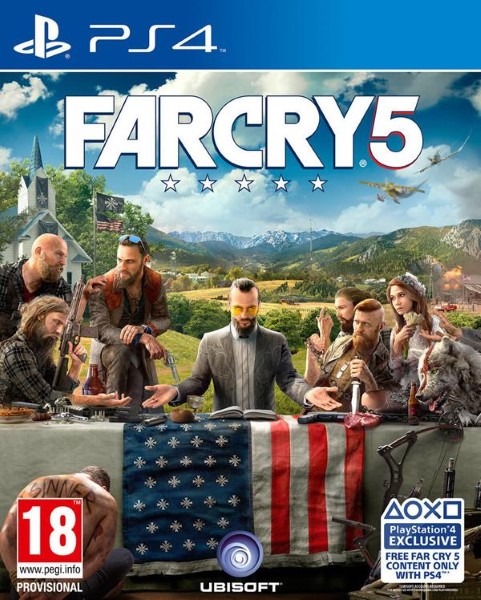 PS4 FAR CRY 5  PS4 EXCLUSIVE CONTENT   EU