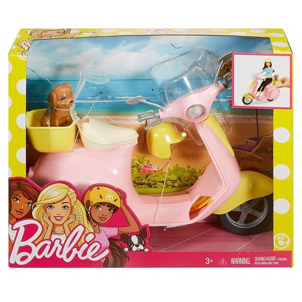 MATTEL BARBIE - SCOOTER  FRP56