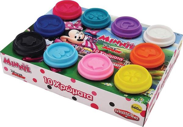 AS ΠΛΑΣΤΕΛΙΝΑ - DISNEY JUNIOR MINNIE - 10 ΒΑΖΑΚΙΑ ΠΛΑΣΤΕΛΙΝΗΣ 560GR  03575   1045-03575